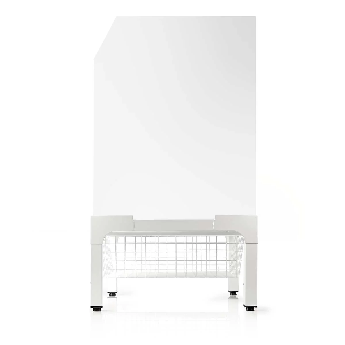 Verhoger voor Wasmachine en Wasdroger Draadmand - 200 kg - Wit - Image 4
