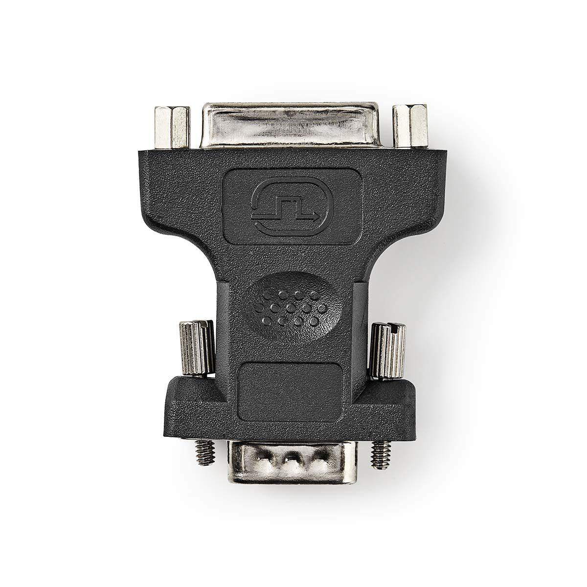 VGA-Adapter VGA Male - DVI-I 24+5-Pins Female - Vernikkeld