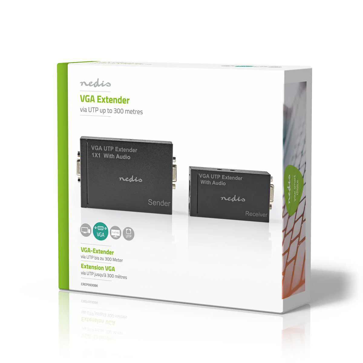 VGA Extender VGA / Audio - Afstand tot: 300m - Cat5e / Cat6 - Image 8