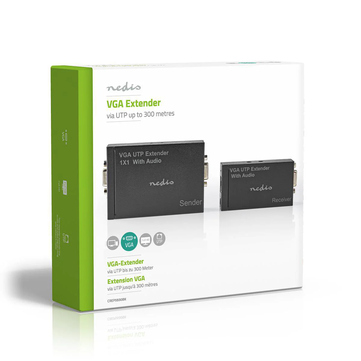 VGA Extender VGA / Audio - Afstand tot: 300m - Cat5e / Cat6 - Image 9