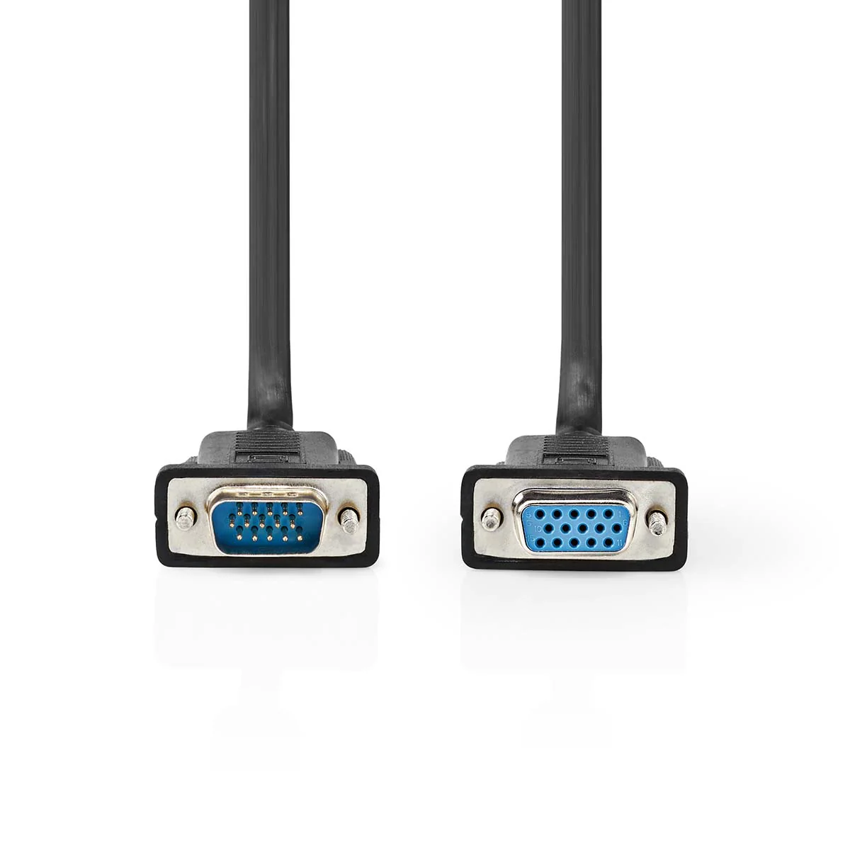 VGA-Kabel VGA Male - VGA Female 15p - Vernikkeld - Image 2