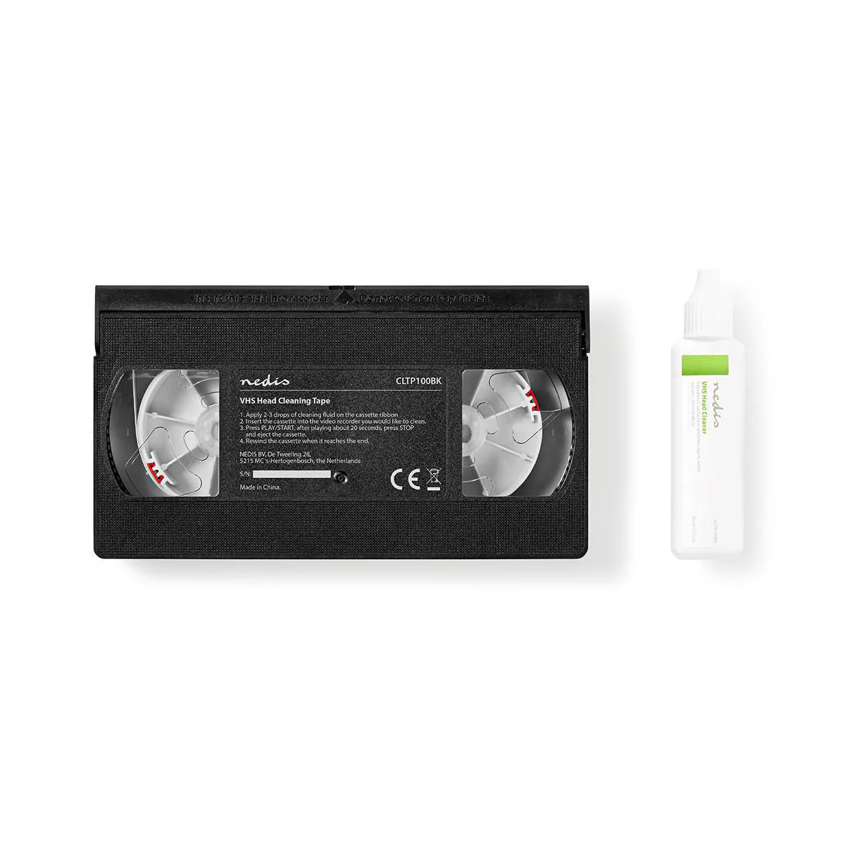VHS-Reinigingscassette 20 ml - VHS-Koppen - Zwart - Image 11