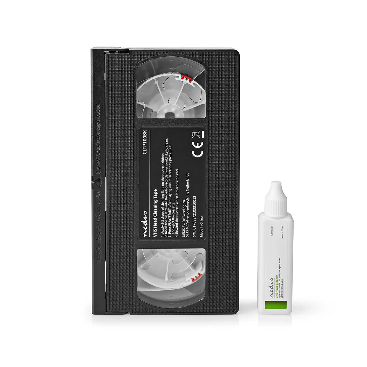 VHS-Reinigingscassette 20 ml - VHS-Koppen - Zwart - Image 3