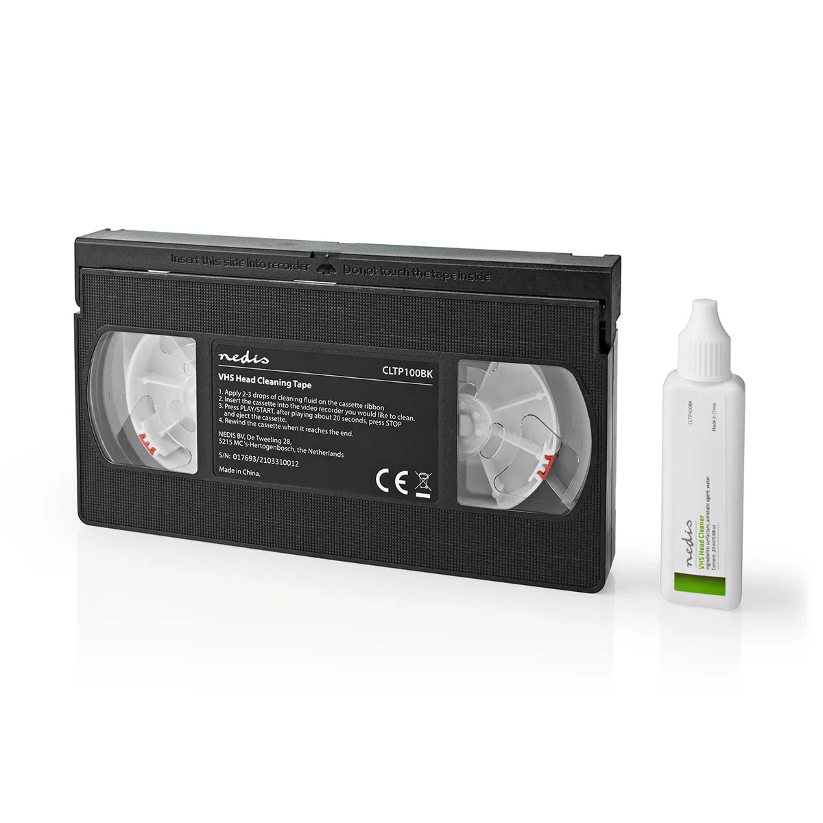 VHS-Reinigingscassette 20 ml - VHS-Koppen - Zwart - Image 5