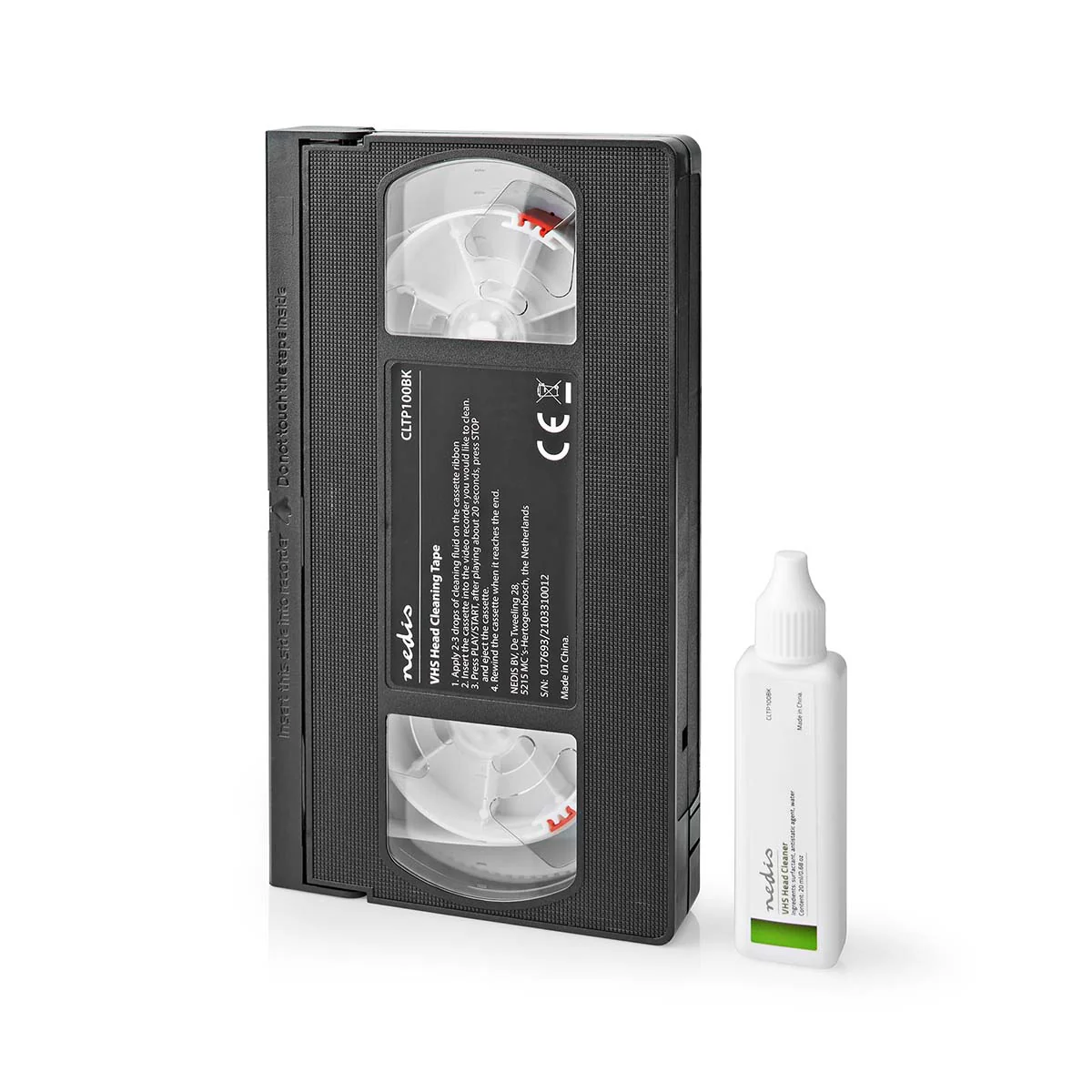 VHS-Reinigingscassette 20 ml - VHS-Koppen - Zwart - Image 6