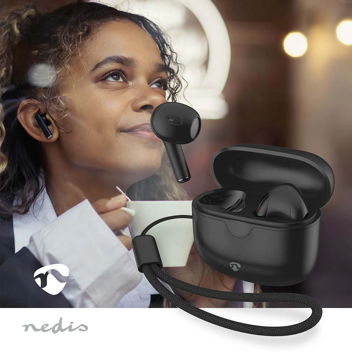 Volledig Draadloze Oordopjes Bluetooth® - Batterij 1 werkingstijd standaard verbruik: 960 min - Aanraakbediening - Image 6