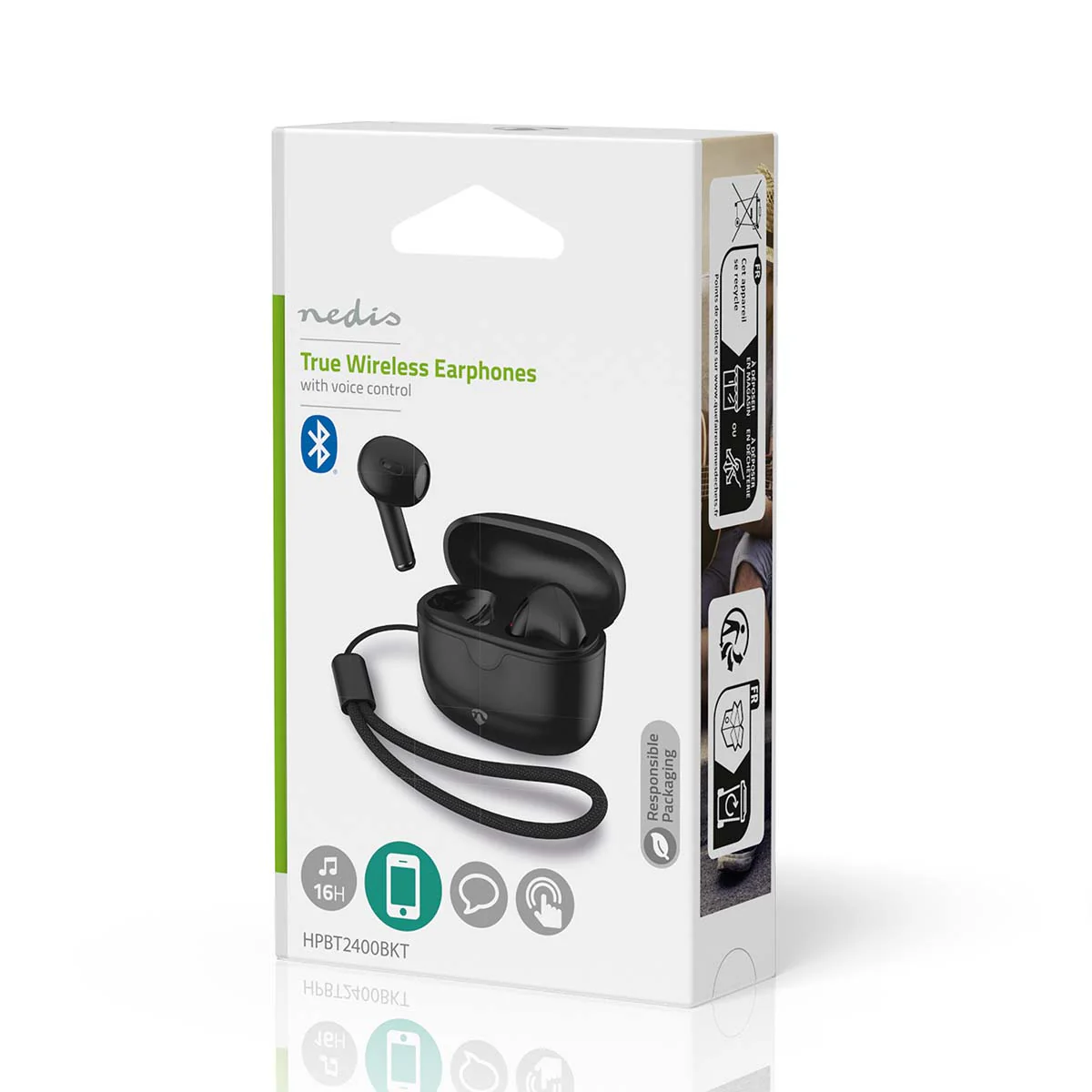 Volledig Draadloze Oordopjes Bluetooth® - Batterij 1 werkingstijd standaard verbruik: 960 min - Aanraakbediening - Image 8