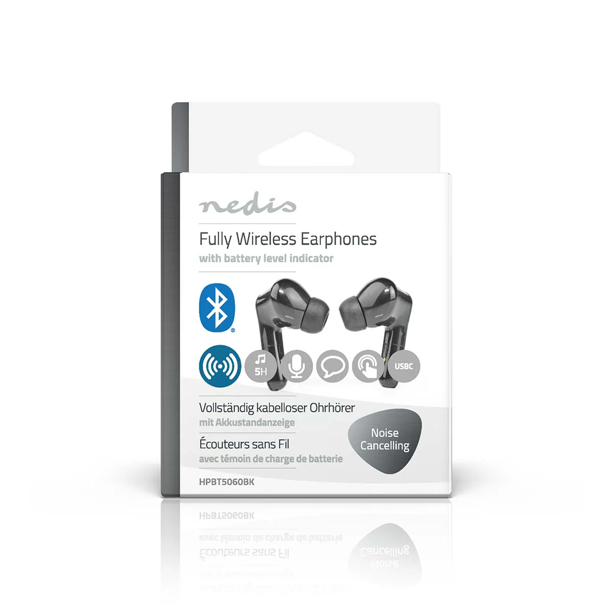 Volledig Draadloze Oordopjes Bluetooth® - Batterij 1 werkingstijd standaard verbruik: 300 min - Aanraakbediening - Image 10