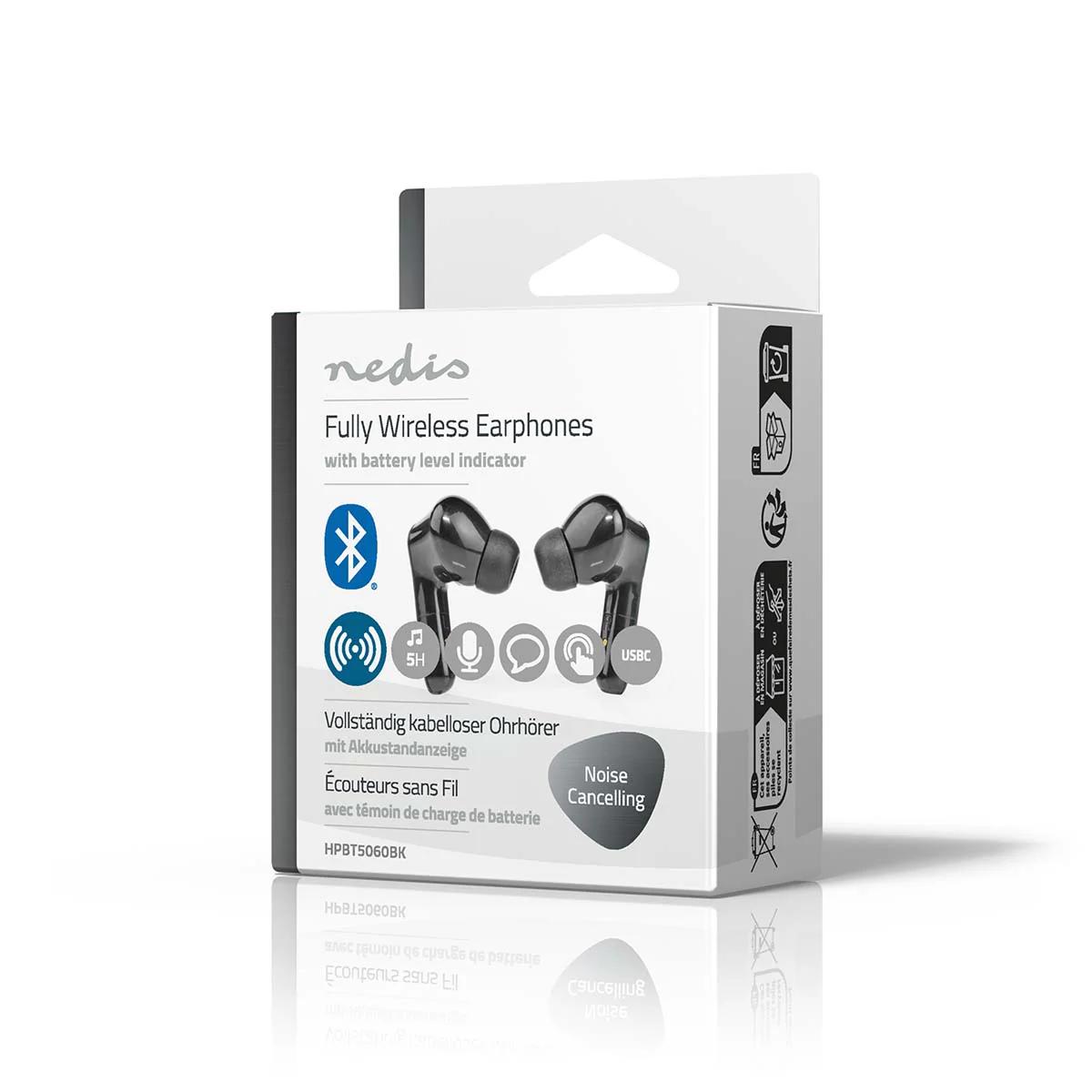 Volledig Draadloze Oordopjes Bluetooth® - Batterij 1 werkingstijd standaard verbruik: 300 min - Aanraakbediening - Image 11