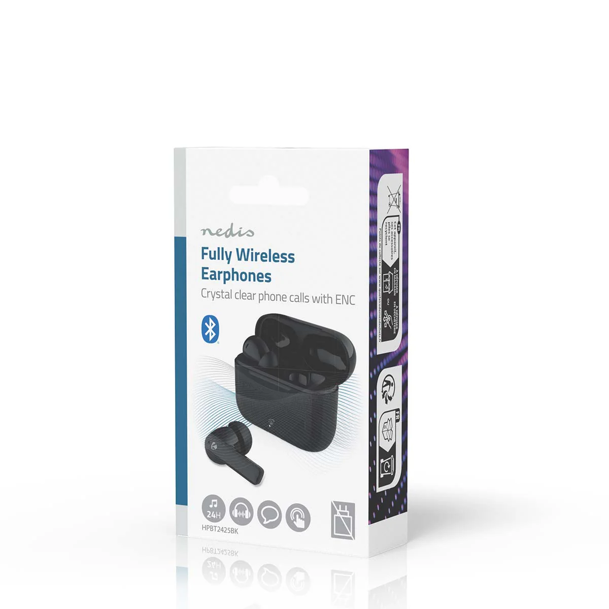 Volledig Draadloze Oordopjes ENC (Environmental Noise Cancelling) - Bluetooth® - Batterij 1 werkingstijd standaard verbruik: 1440 min - Image 6