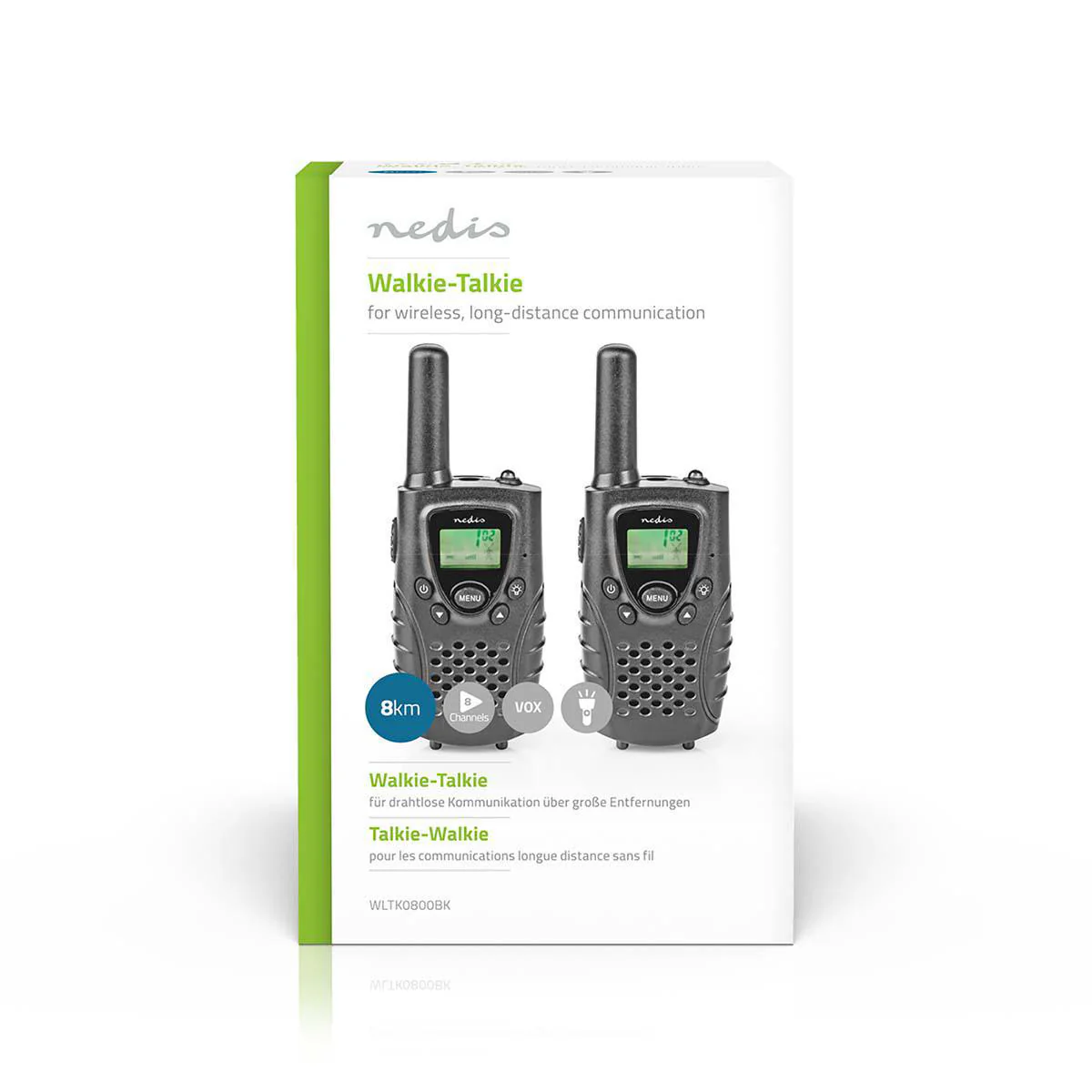 Walkie talkie Set 2 Handsets - 8000m - Aantal frequentiekanalen: 8 - Image 8