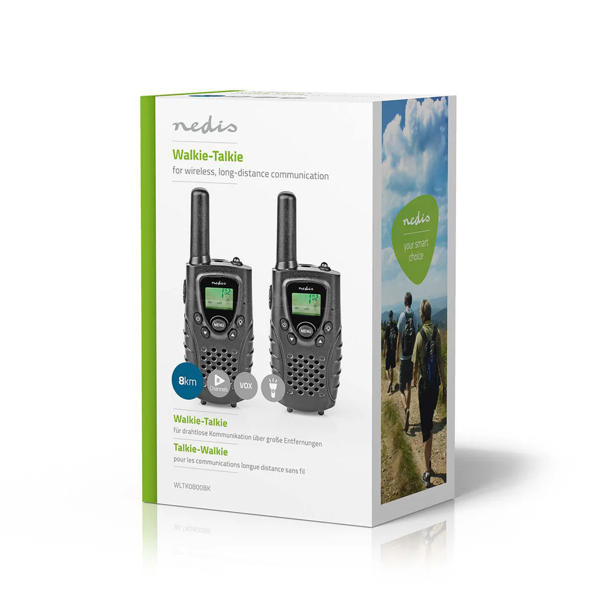 Walkie talkie Set 2 Handsets - 8000m - Aantal frequentiekanalen: 8 - Image 9