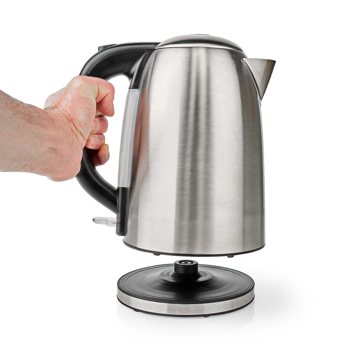 Waterkoker 1.7l - Roestvrij Staal - Zilver / Zwart - Image 12