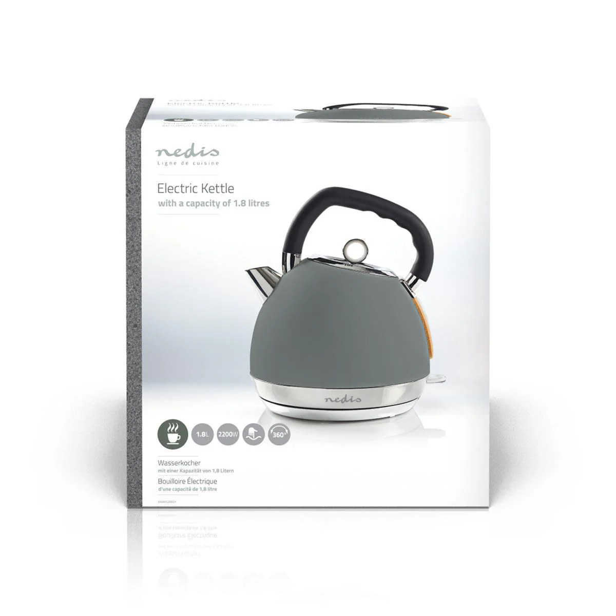 Waterkoker 1.8l - Soft-Touch - 360 graden draaibaar - Image 10