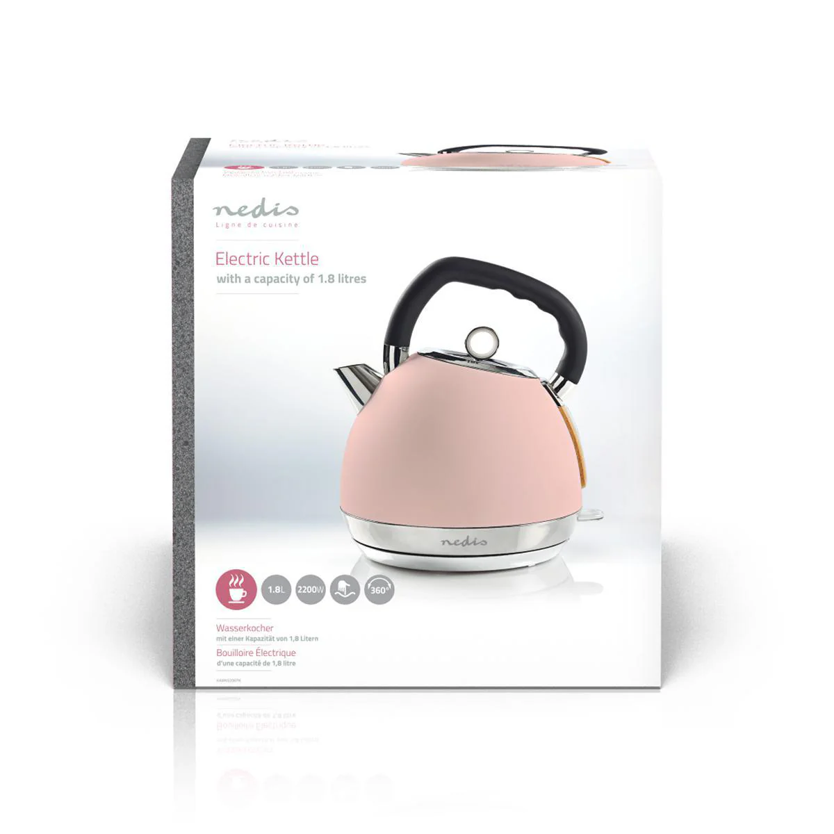 Waterkoker 1.8l - Soft-Touch - 360 graden draaibaar - Image 6