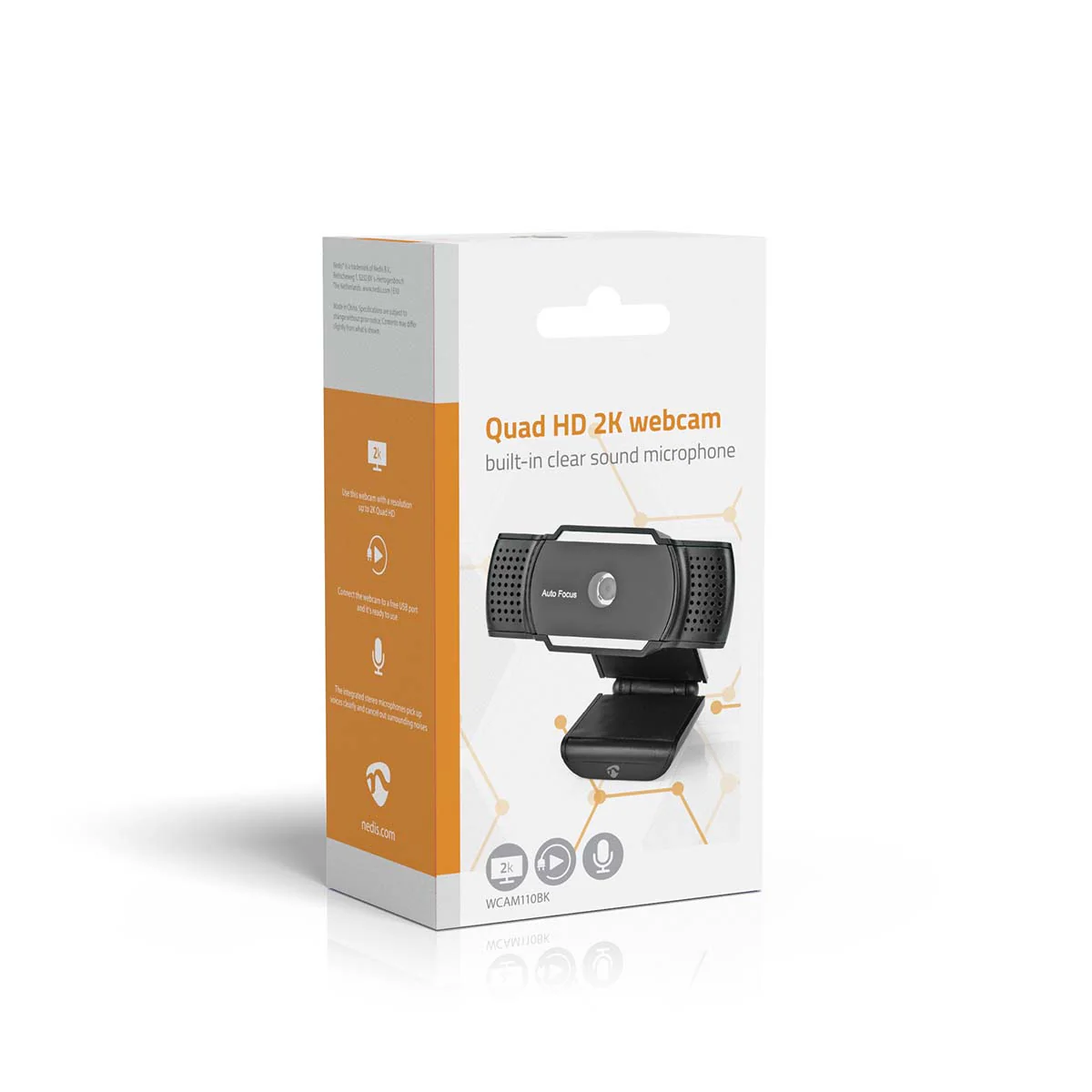 Webcam 2K@30fps - Automatische Scherpstelling - Zwart - Image 10