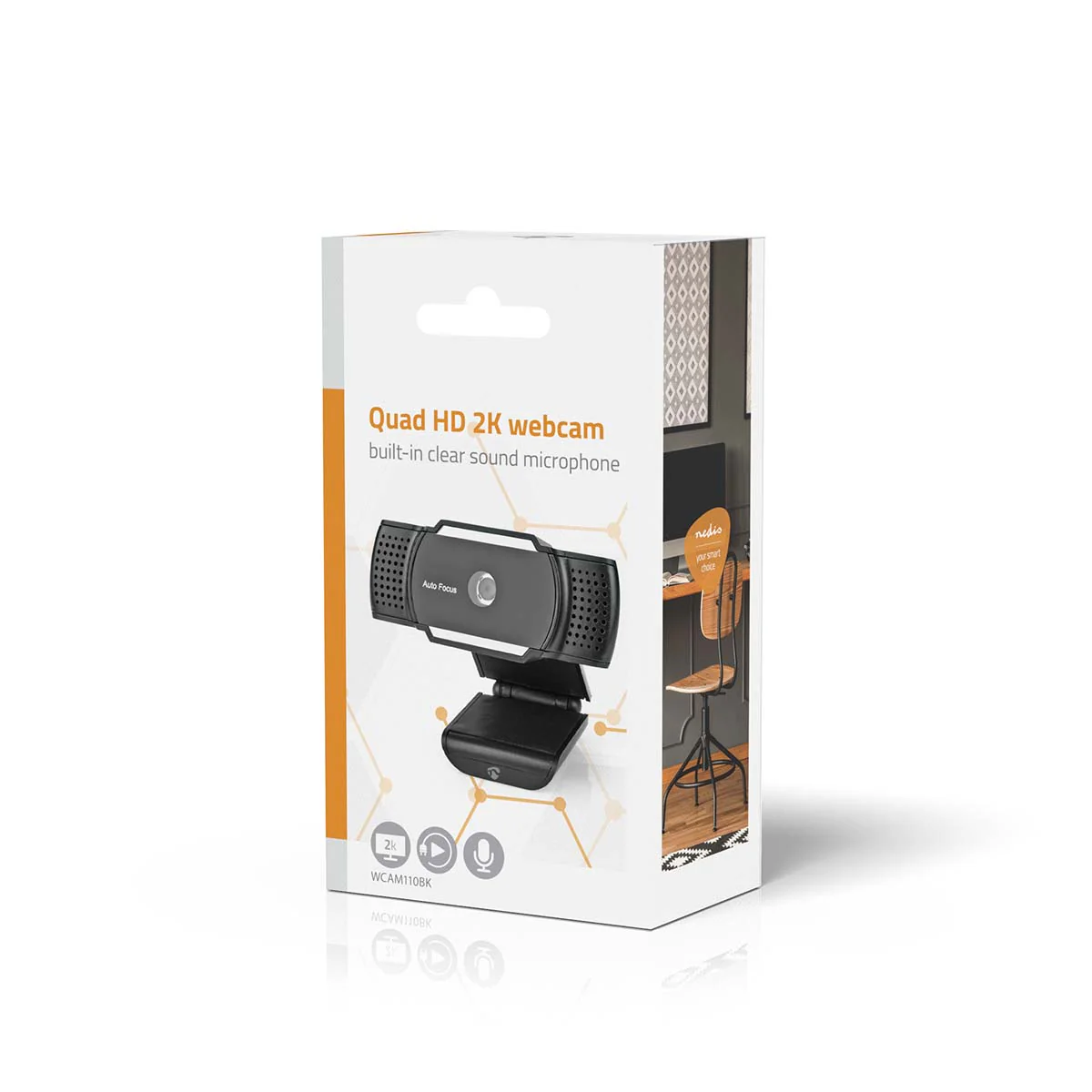 Webcam 2K@30fps - Automatische Scherpstelling - Zwart - Image 9