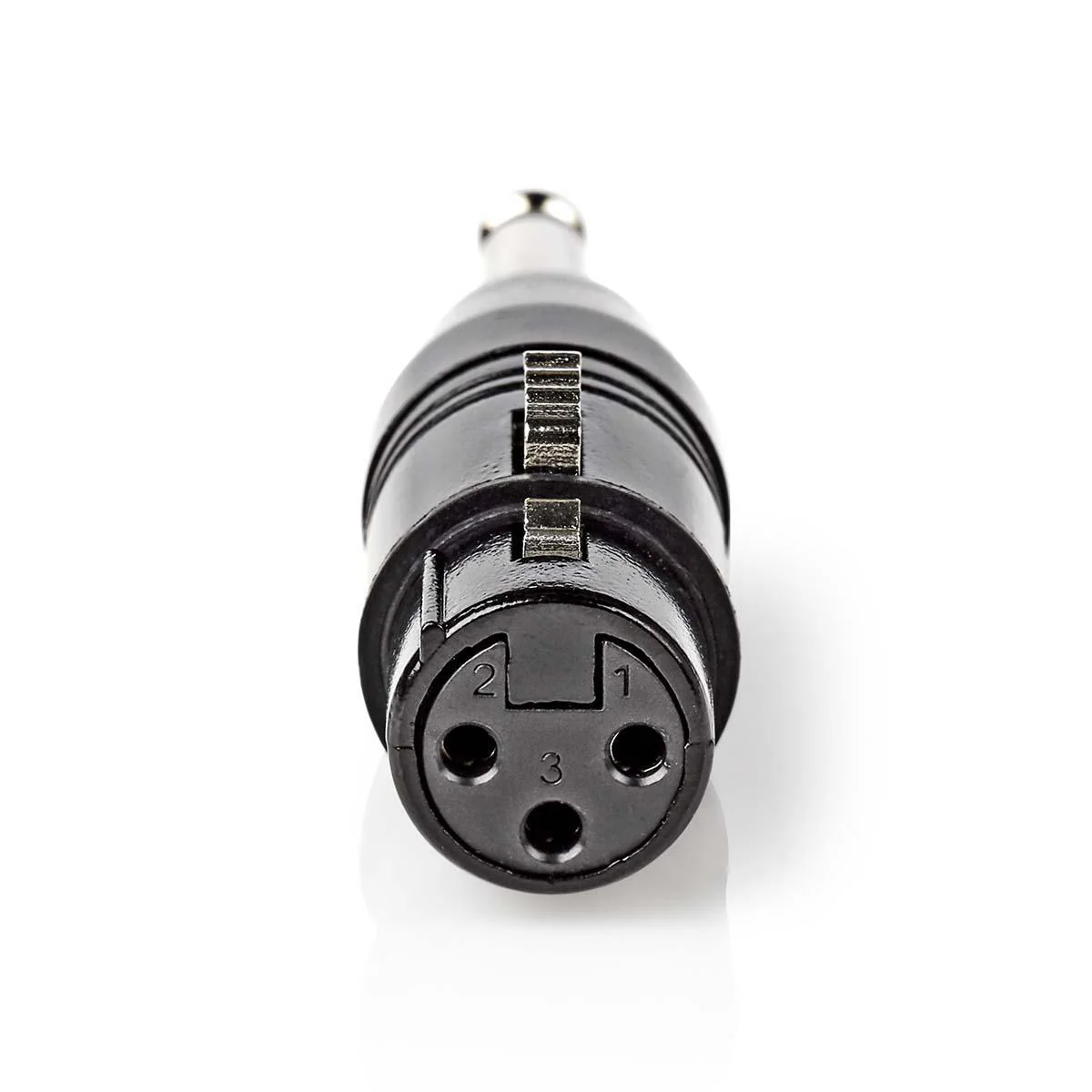 XLR-Adapter XLR 3-Pins Female - 6,35 mm Male - Vernikkeld - Image 3