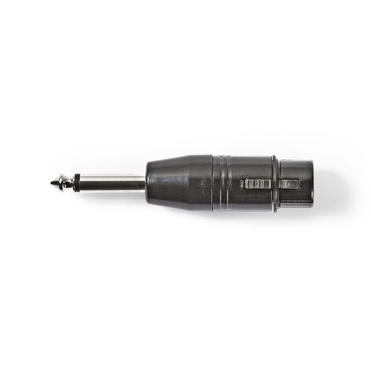 XLR-Adapter XLR 3-Pins Female - 6,35 mm Male - Vernikkeld - Image 4