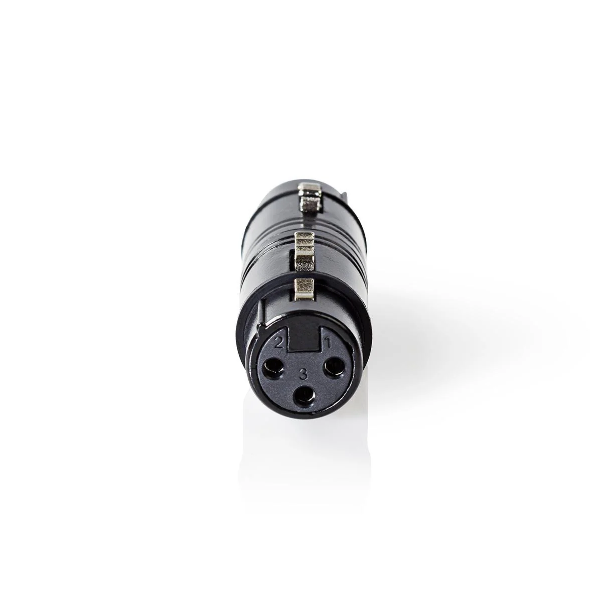 XLR-Adapter XLR 3-Pins Female - XLR 3-Pins Female - Vernikkeld - Image 2