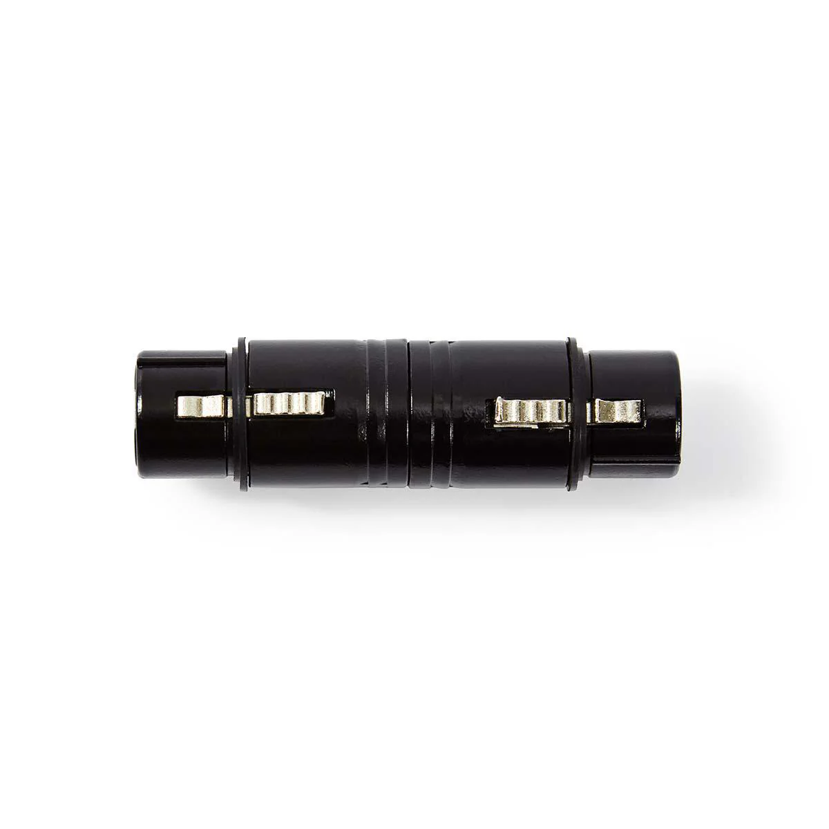 XLR-Adapter XLR 3-Pins Female - XLR 3-Pins Female - Vernikkeld - Image 3